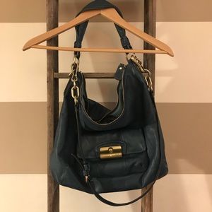 Coach Kristin Hobo Convertible Bag — Dark Teal